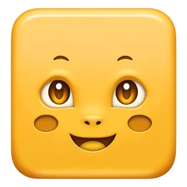 chat emoji in square shap sticker