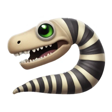 Beetlejuice Sandworm  sticker