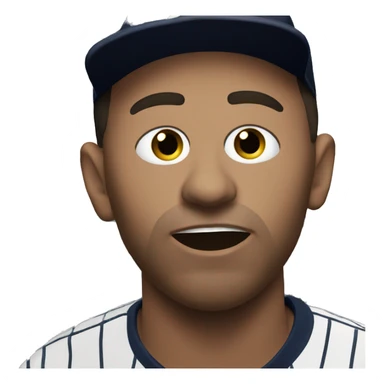 Yankee fan with eye roll sticker