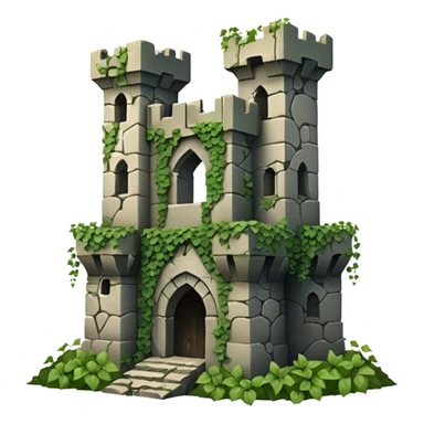 ruined castle sticker