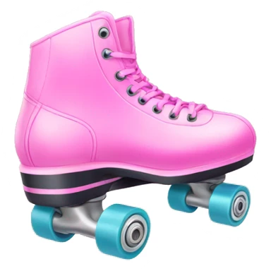Roller skate pink sticker