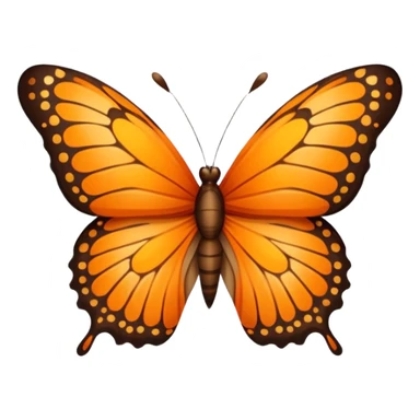 butterfly with leo print  sticker