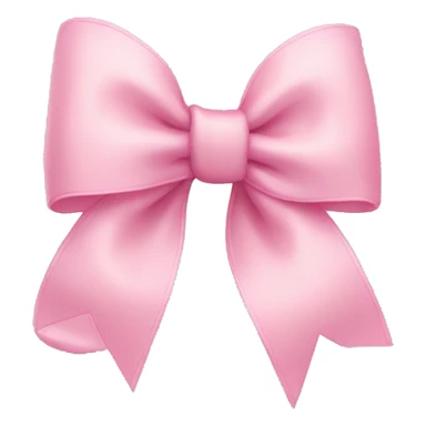 Baby pink bow sticker