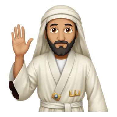 Osama bin Ladin standing on a plane sticker