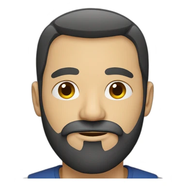 Guy with beard from romania sticker