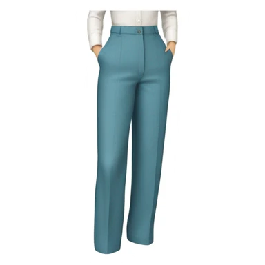 Vintage blue trouser sticker