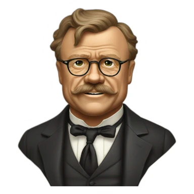 President Theodore Roosevelt sticker