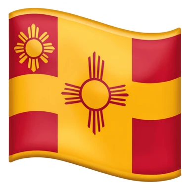 New Mexico flag sticker