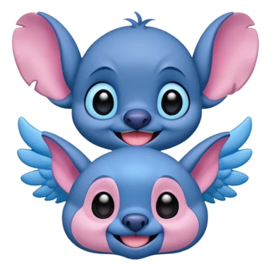 Stitch avec Angel sticker