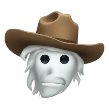 Ghost Cowboy sticker