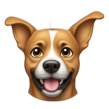 dog want to hang himself sticker