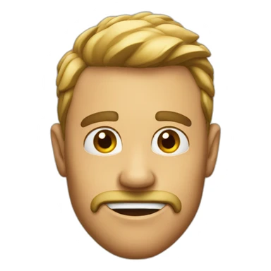 emoji with sharp jawline sticker