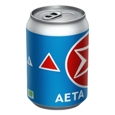 A can drink that says DELTA sticker