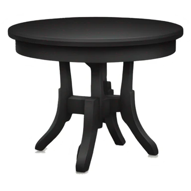 wooden black table sticker