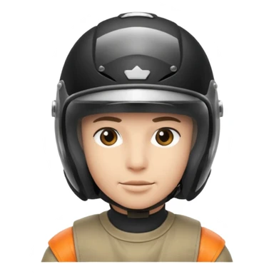motorcycle human with helmet sticker