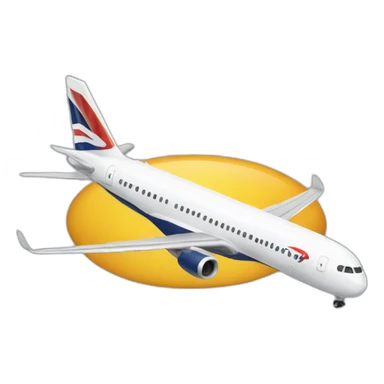 British airline sticker