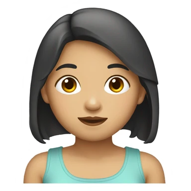 Filipina girl sticker