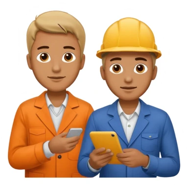 man helping another sticker