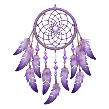 Pastel Violet lavender dreamcatcher sticker