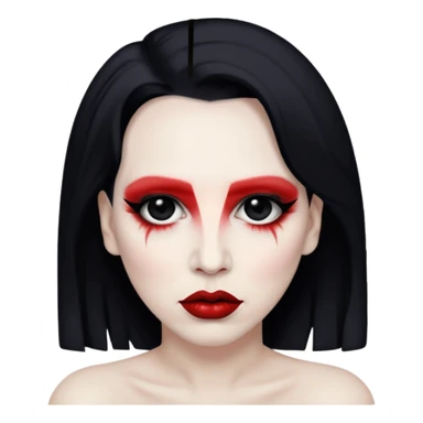 Marilyn Manson red sticker
