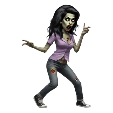 amy winehouse zombie dancing sticker