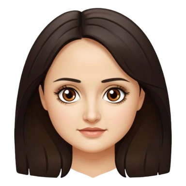 Danica mckellan with brown eyes sticker