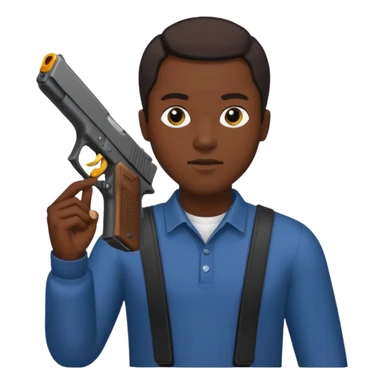Black person with a Glock sticker
