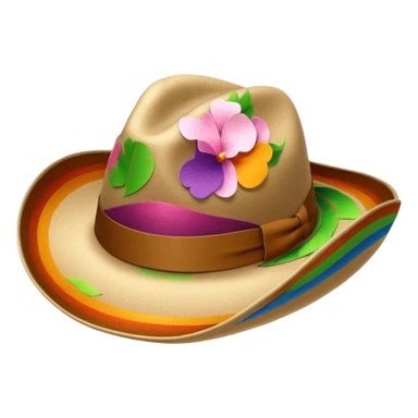 Tejana sombrero sticker