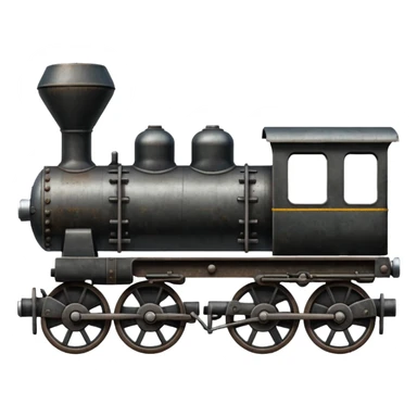 Train image. View right Side. sticker