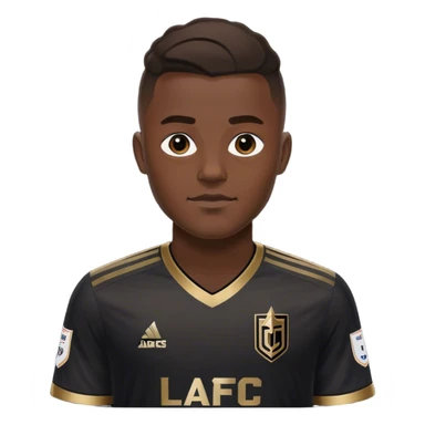 Olivier Ground with a black LAFC Jersey sticker