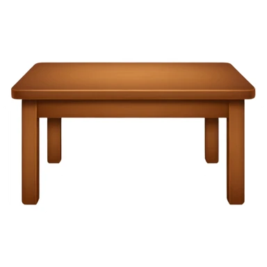 Table facing at the front sticker