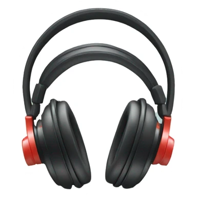 Headphones with ribbon  sticker