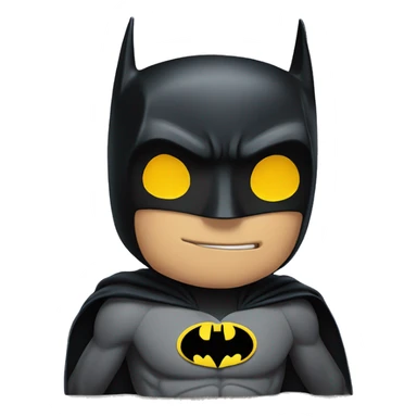 batman sit on hand sticker