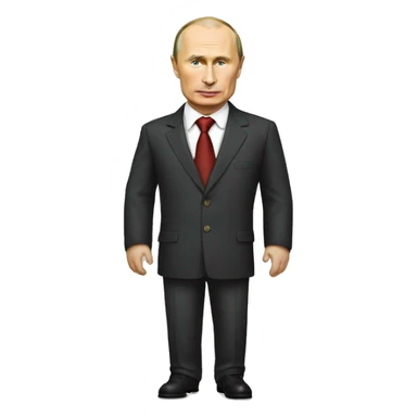Putin with Lenin sticker