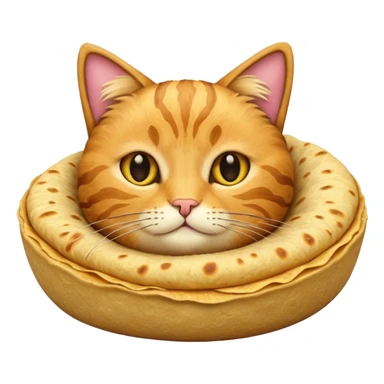 Tortilla cat sticker
