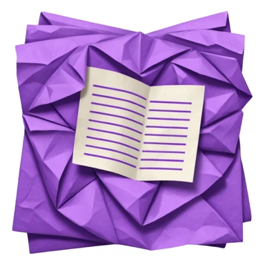 purple notes sticker