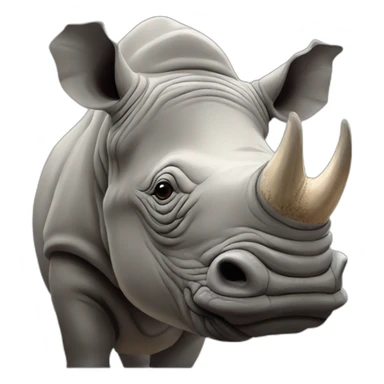 rhino-party sticker