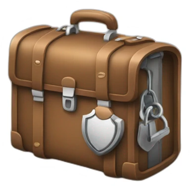 secure breifcase sticker