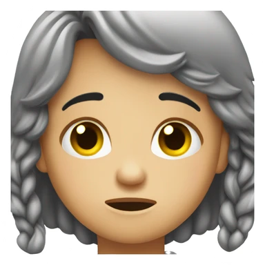 Someone crying on the logo of this app sticker