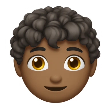 Moça morena olhos castanhos claros, cabelo preto medio, segurando uma caneca sticker