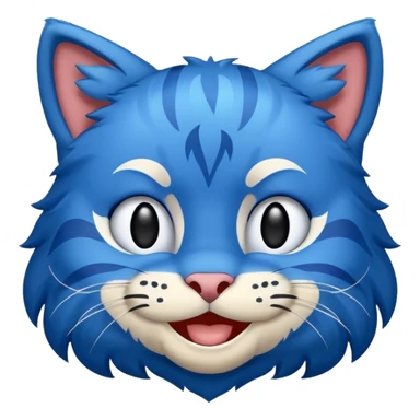 kentucky wildcat as an typical ios emoji sticker