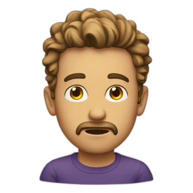 Doubting guy sticker