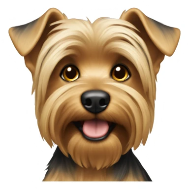 Yorkshier Terrier beige sticker