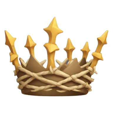 Crown made of thorns sticker