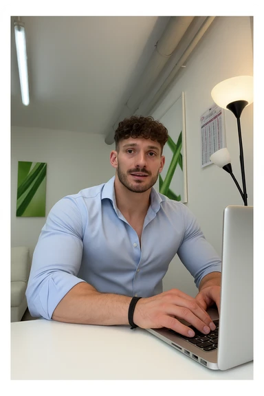 Uomo che sfrutta un timing di nutrienti per mangiare più carbo post workout sticker