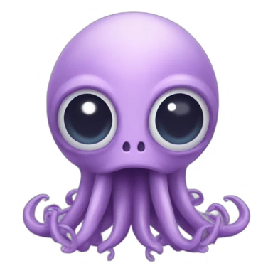 Cute kraken cute face eyes close making yoga sticker