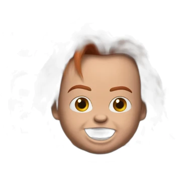 Chucky yodling sticker