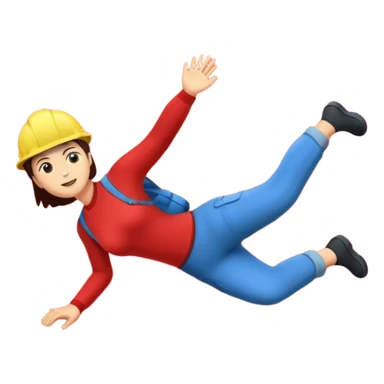 The Letters “fall risk” on a red square sticker