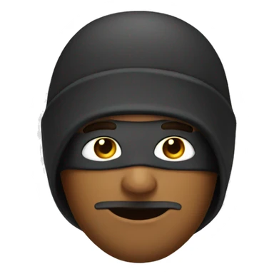 guy wearing ski mask sticker