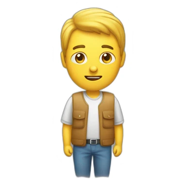 homme avec une télé sur la téte sticker